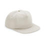 Organic Cotton Unstructured 5 Panel Cap - Sand - One Size