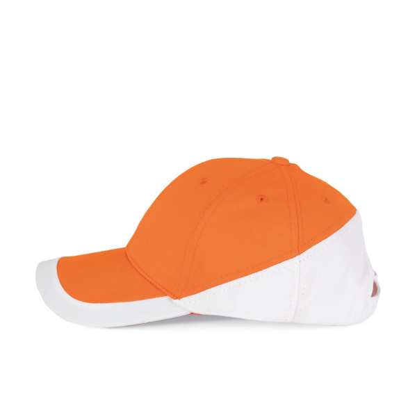 Racing - 6-Panel-Kappe Orange / White One Size