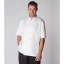 Short Sleeve Coolmax® Chef's Jacket, Black, 3XL, AFD