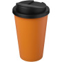 Americano® Recycled 350 ml geïsoleerde beker - Oranje/Zwart