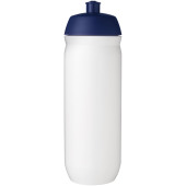 HydroFlex™ 750 ml klämbar sportflaska - Blå/Vit