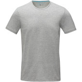 Balfour short sleeve men's GOTS organic t-shirt - Grey melange - 3XL