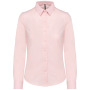 Dames Oxford blouse lange mouwen Oxford Pale Pink 3XL