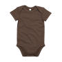 Baby Bodysuit - Mocha Organic - 12-18