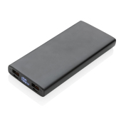 Aluminium 18W 10.000 mAh PD Powerbank, zwart