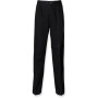 Men's 65/35 Flat Fronted Chino Trousers Black 36 UK