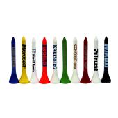 Houten Golf Tees 54 mm met 1 kleur opdruk Houten Golf Tees 54 mm met 1 kleur opdruk