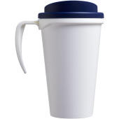 Americano® grande 350 ml geïsoleerde beker - Wit/Blauw