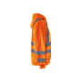 Hooded Sweatshirt met rits High Vis