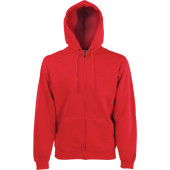 Classic Hooded Sweat Jacket (62-062-0) Red L