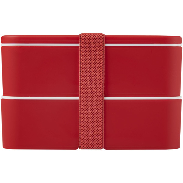 MIYO double layer lunch box - Red/Red/Red