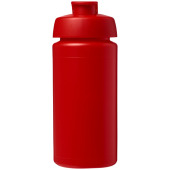 Baseline® Plus grip 500 ml sportflaska med uppfällbart lock - Röd