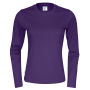 T-Shirt Long Sleeve Lady Purple XXL (GOTS)