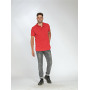L&S Polo Basic Cot/Elast SS for him White-4XL