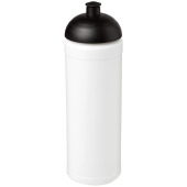 Baseline® Plus grip 750 ml bidon met koepeldeksel - Wit/Zwart