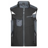 Workwear Softshell Vest - STRONG - - black/carbon - 6XL
