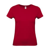 #E150 /women T-Shirt - Deep Red - 2XL