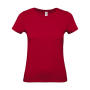 #E150 /women T-Shirt - Deep Red - 2XL