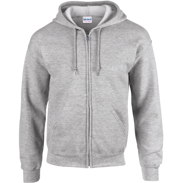 Heavy Blend™Adult Full Zip Hooded Sweatshirt Sport Grey 3XL