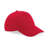 Ultimate 6 Panel Cap - Classic Red - One Size