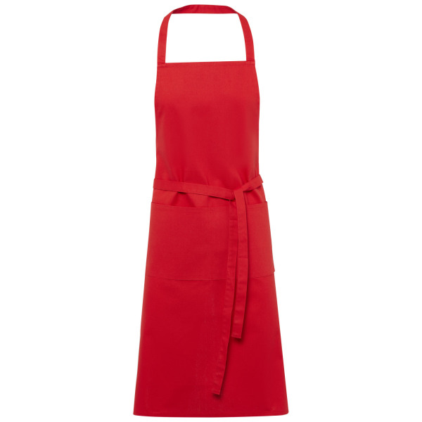 Orissa 200 g/m² GOTS organic cotton apron - Red