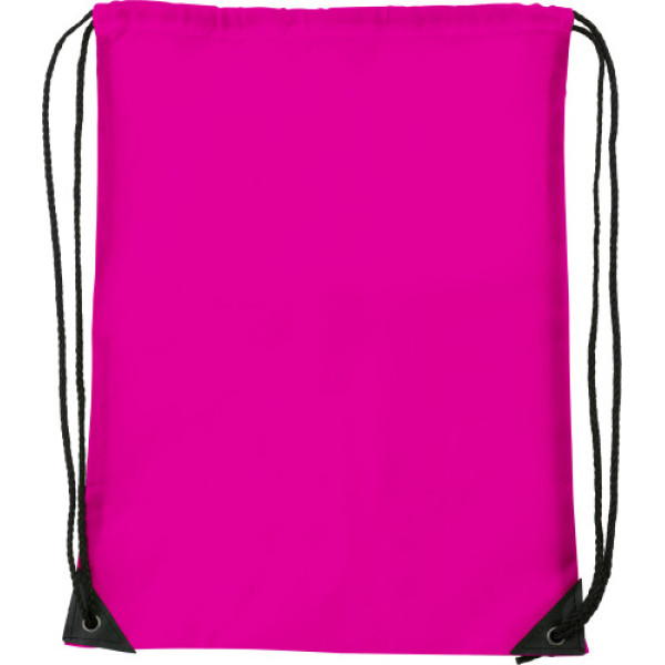 Polyester (210D) drawstring backpack Steffi pink