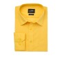 Men's Shirt Longsleeve Poplin - yellow - S