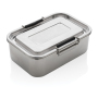 RCS Recycled stainless steel leakproof lunch box, silver