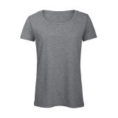 Triblend/women T-Shirt - Heather Light Grey - 2XL