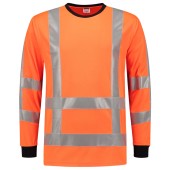 T-shirt RWS Birdseye Lange Mouw 103002 Fluor Orange 5XL