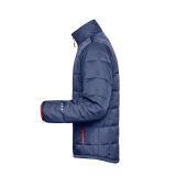 Men's Padded Light Weight Jacket - navy/red - M
