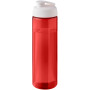 H2O Active® Eco Vibe 850 ml drinkfles met klapdeksel - Rood/Wit