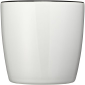 Azteek 340 ml keramische mok - Wit/Zwart