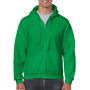 Gildan Sweater Hooded Full Zip HeavyBlend for him 167 irish green L