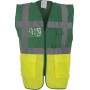 Signalisatie multifunctioneel executive vest Paramedic Green / Hi Vis Yellow S