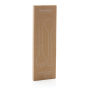 Ukiyo bamboo salad cutlery 2 pcs set, brown
