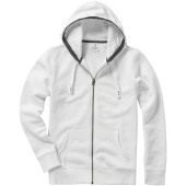 Arora heren hoodie met ritssluiting - Wit - XS