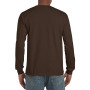 Gildan T-shirt Ultra Cotton LS unisex 105 dark chocolate XL
