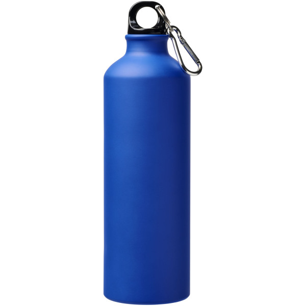 Pacific 770 ml matte water bottle with carabiner - Blue