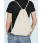 Organic Cotton Drawstring Backpack - Snowwhite - One Size