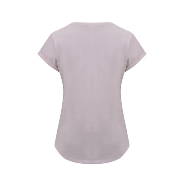 Women's Rolled Sleeve T-shirt Light Pink S