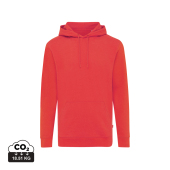 Iqoniq Jasper gerecycled katoen hoodie, luscious red (XS)