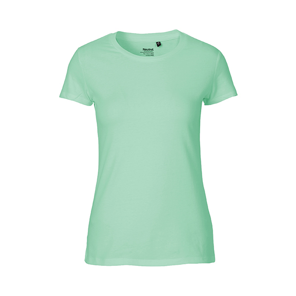 Neutral ladies fitted t-shirt-Dusty-Mint-S