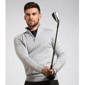 Zip Neck Cotton Sweater Zip Neck Cotton Sweater