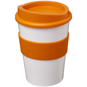 Americano® Medio 300 ml mugg med grepp - Vit/Orange