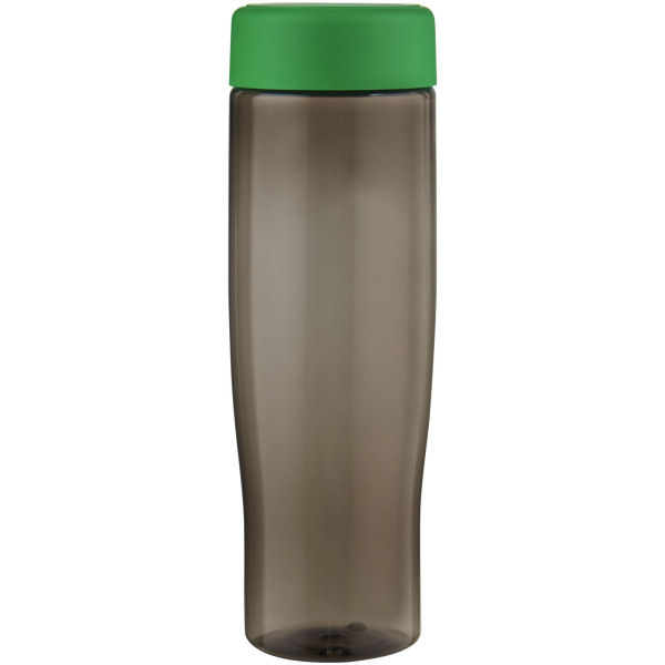 H2O Active® Eco Tempo 700 ml screw cap water bottle - Green/Charcoal