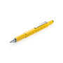 5-in-1 aluminium toolpen, yellow