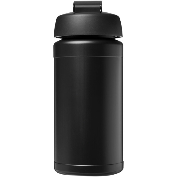 Baseline® Plus 500 ml sportfles met flipcapdeksel - Zwart