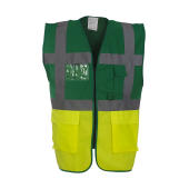 Fluo Executive Waistcoat - Paramedic Green/Fluo Yellow - S