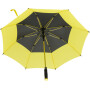 Pongee (190T) stormparaplu Martha wit